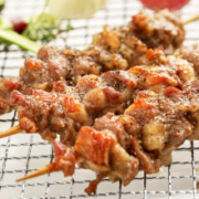 大庄园 尚品带骨羔羊排烧烤串 400g/袋*3（约10串）腌制入味 烧烤食材羊肉串半成品 生鲜羊肉  烤箱适配