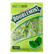 绿箭（DOUBLEMINT）口香糖原味薄荷味100片300g单袋装