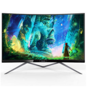 PHILIPS 飞利浦 328M6FJSB 31.5英寸 MVA曲面显示器（2560×1440、1800R）