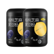 热销爆款 五谷磨房 高端 核桃黑芝麻黑豆粉 600g*2罐