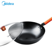Midea 美的 CT32A10 不锈精铁炒锅 带盖 32cm *2件+凑单品