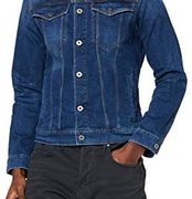 G-Star Raw 3301系列 男士短款修身牛仔夹克 D11150