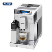 德龙（Delonghi）咖啡机 全自动咖啡机 欧洲原装进口 家用 商用办公室 双锅炉自动打奶泡 ECAM45.760.W