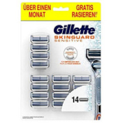 Prime会员、14刀头：Gillette 吉列 SKIN 云感 剃须刀头