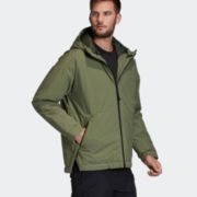 1日0点！ adidas 阿迪达斯 FI7148 男款运动棉服夹克外套