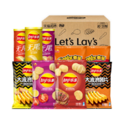 21日0点、88VIP：乐事 薯片零食礼盒712g*4件
