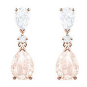 Swarovski 施华洛世奇 VINTAGE 5466888 女士粉色水晶耳环