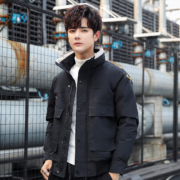 JEANSWEST 真维斯 JY-94-123047 男士白鸭羽绒服