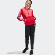 1日0点！ adidas 阿迪达斯 adidas YG HOOD PES TS 儿童装训练运动套装 166元包邮（需用券，前1小时）