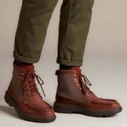 43码！Clarks 其乐 Dempsey Peak 男士英伦风真皮短靴 到手￥303.65
