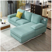 15日20点： AHOME A家家具 DB1574 简约现代布艺沙发组合 3人位+左/右位