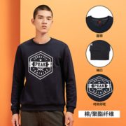 1日0点！PEAK 匹克 DF694021 男子圆领卫衣 62元包邮（前1小时）