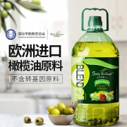 国际原油金奖，10%特级初榨橄榄油：5L 康倍多 大桶装食用调和油