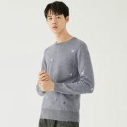 22日0点！ GXG  男士刺绣针织衫