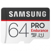 三星（SAMSUNG）64GB TF（MicroSD）存储卡 U1 4K 高度耐用视频监控卡 读速100MB/s 行车记录仪、监控专用卡