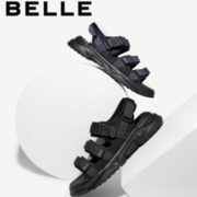 Belle 百丽 01107BL0 男士休闲凉鞋