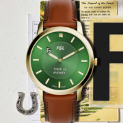 双11预售：FOSSIL MONEY GANG系列 LE1103 情侣款石英腕表