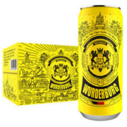 沃德古堡wurderburg 1906小麦精酿白啤酒500mL*12听国产整箱装原浆浑浊型 *3件