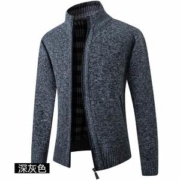 秋冬男士夹克立加厚外套开衫