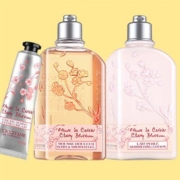 21日0点、双11预售： L'OCCITANE 欧舒丹 城市涂鸦樱花礼盒 赠樱花沐浴75ml+35ml*2+樱花润肤75ml+35ml*4+手霜10ml*5