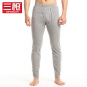 三枪旗下 鹅牌 男100%纯棉秋裤 买1送1发2条