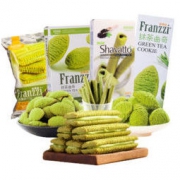 法丽兹（Franzzi） 法丽兹 抹茶味曲奇饼干365g零食大礼包组合套餐夹心送女友礼物