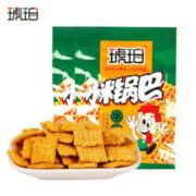 琥珀小米锅巴 40袋整箱批发宿舍小零食小吃膨化休闲食品小包装 琥珀小米锅巴（牛肉味）25g*40 *2件