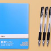 白 菜价！M&G 晨光 AWT90938 文件夹 1个+4只中性笔（非晨光） 1.76元包邮（需用券）