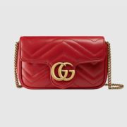 双11预售！GUCCI 古驰 女士 GG Marmont 476433DSVRT6433超迷你链条单肩包