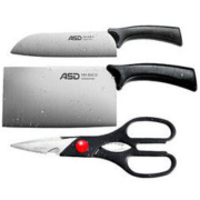 ASD 爱仕达 RDG03H1WG 不锈钢刀具 三件套