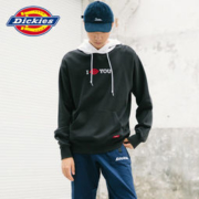 Dickies DK008150 印花撞色宽松连帽拼接卫衣