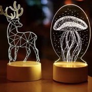 诺沃伦 3D小夜灯 台灯 多款可选