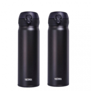 预售！THERMOS 膳魔师 JNL502 ALB  真空保温杯 黑色 500ml 2个