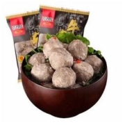 喜得佳 手打潮汕正宗牛肉丸250g*2 火锅食材 火锅丸子 烧烤丸串 关东煮 汤料必备供港品质 非清真 *7件