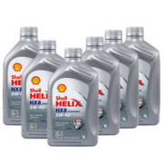 预售0点截止：Shell 壳牌 Helix HX8 灰喜力 5W-40 A3/B4 SN级 全合成机油 1L*6瓶