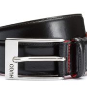 HUGO Hugo Boss 雨果·博斯 Barney 男士真皮皮带 50125066 到手￥224.21