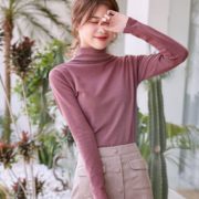 实物超暖！楷印 2019新款德绒秋冬高领保暖女士上衣