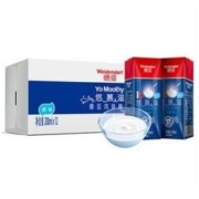 德国进口酸奶 德亚（Weidendorf）常温原味酸牛奶 200ml*12盒 整箱装 *4件