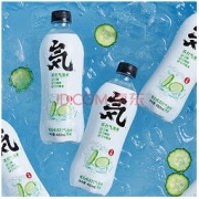 元気森林 无糖青瓜元气苏打气泡水 480ml*12瓶 整箱
