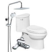 双11预售：KOHLER科勒 5171五级旋风马桶+77365花洒淋浴套装