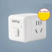 OPPLE 欧普照明 魔方桌面插座 2面5孔 带开关