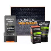 L'Oréal 欧莱雅 Men Expert 男士控油保湿系列礼品套装（沐浴露300ml+保湿霜50ml+洁面膏100mL） 含税到手约81元