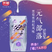 21日0点、88VIP！光明 元气部落slash 黑莓黑枸杞风味酸奶 200g*12