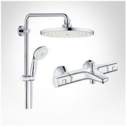 1号:GROHE 高仪 27389002 恒温淋浴花洒套装