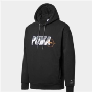 1日0点、双11预告：PUMA 彪马 XTG 596725 男子印花抽绳连帽卫衣
