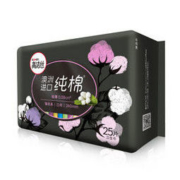 高洁丝Kotex 臻选澳洲进口纯棉0.08极薄240mm 25片日用超薄卫生巾 *2件