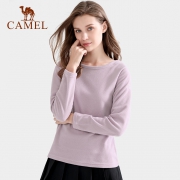 Camel 骆驼 男女款 圆领套头摇粒绒抓绒衣