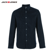JackJones 杰克琼斯 219105502 男士纯棉休闲衬衫
