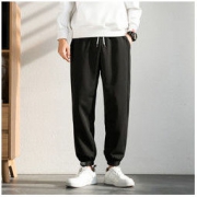 JEANSWEST 真维斯 男士纯色束脚休闲裤