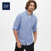 21日0点！ GAP 盖璞 227699 男士牛津纺长袖衬衫